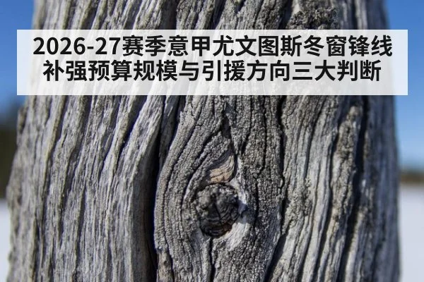 2026-27赛季意甲尤文图斯冬窗锋线补强预算规模与引援方向三大判断